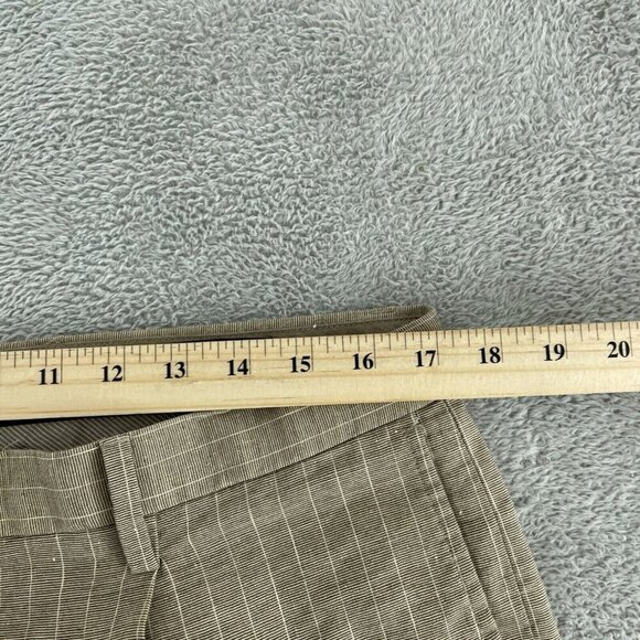 Banana Republic Emerson Mens Short 33 Beige Striped Linen Blend Casual 5007 - Picture 6 of 9